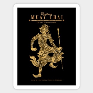 Kickboxing Muay Thai Boran The Art of Eight Limbs Sticker